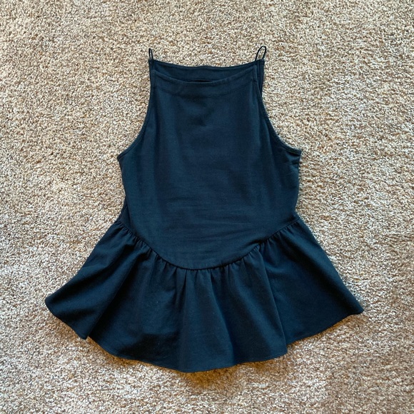 Urban Outfitters High Neck Peplum Tank - Picture 1 of 5